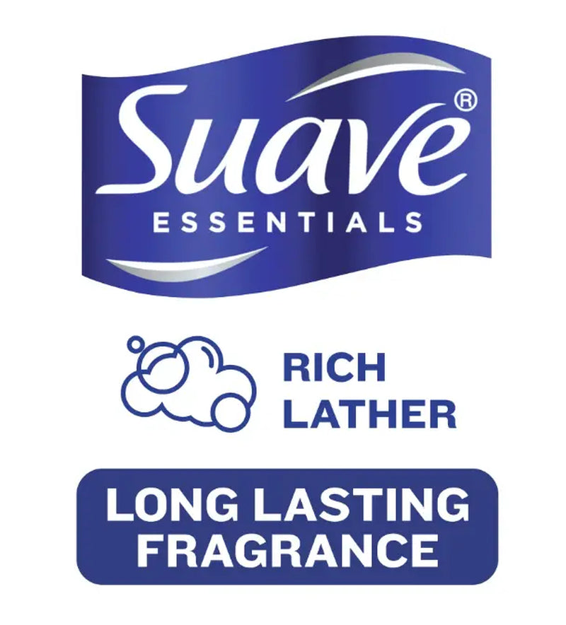 Suave Essentials Tropical Coconut Haircare Shampoo & Conditioner Set, 22.5 Oz Each, Hydrating Gentle Nourishing Formula Infused with Coconut Extract & Vitamin E for Moisture