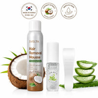 SVELTA Korean Bikini Hair Removal Cream Mousse, Arms & Underarms,Back to School