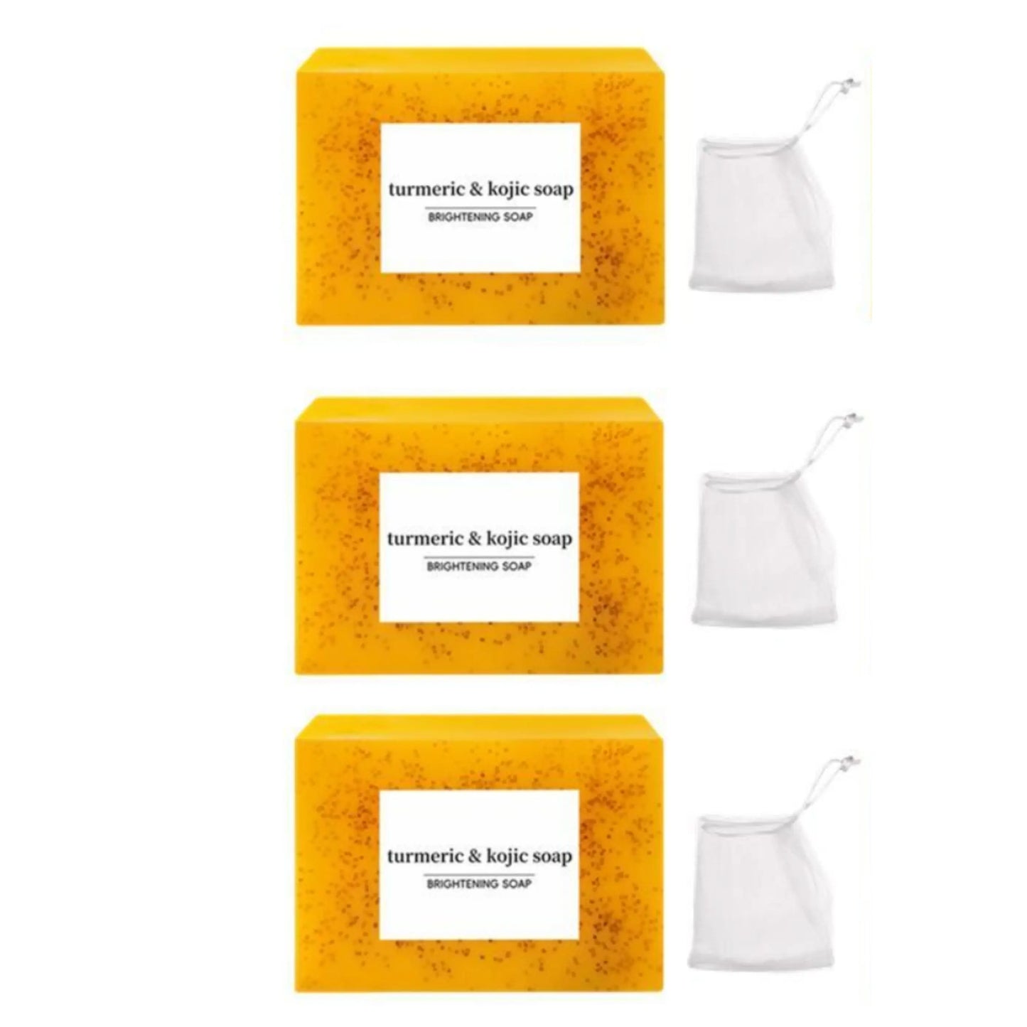Kojic Turmeric Face Soap, Kojic Soap, Face Cleansing Soap, Turmeric Face and Body Soap, Kojic Face and Body Soap