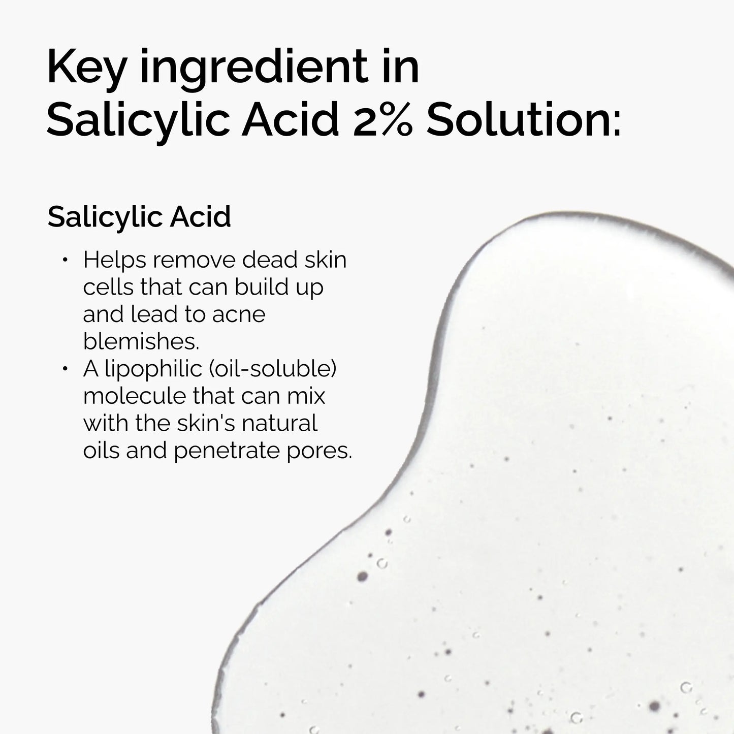 The Ordinary Salicylic Acid 2% Solution, Acne-Fighting Serum for Blemish-Prone Skin, 1 Fl Oz
