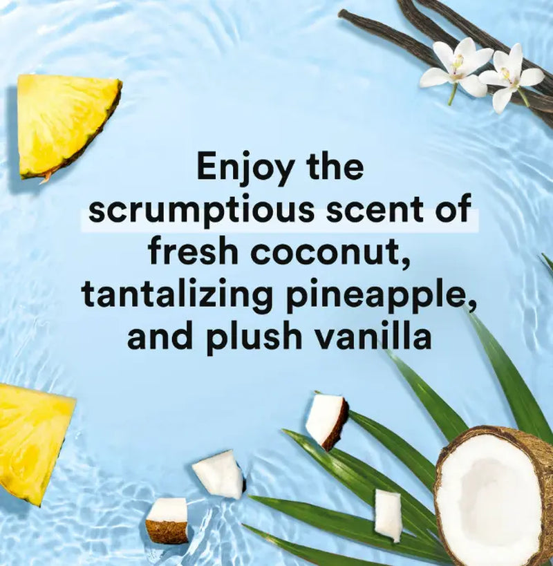 Suave Essentials Tropical Coconut Haircare Shampoo & Conditioner Set, 22.5 Oz Each, Hydrating Gentle Nourishing Formula Infused with Coconut Extract & Vitamin E for Moisture