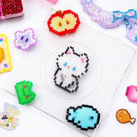 Pixel Art Fuse Beads Kit – Large DIY Craft Set with Iron, Arts & Crafts Supplies, Room Decorations, Fun Educational Toy for Boys & Girls