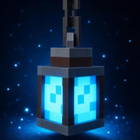 Lámpara pixel LED RGB, luz cian
