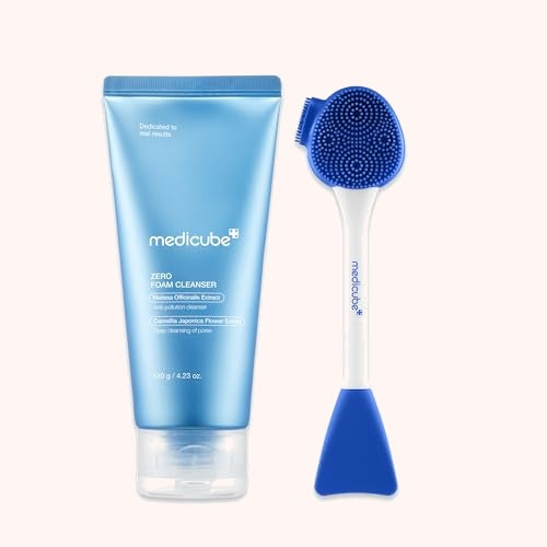 MEDICUBE Zero Foam Cleanser y Cepillo de Poros