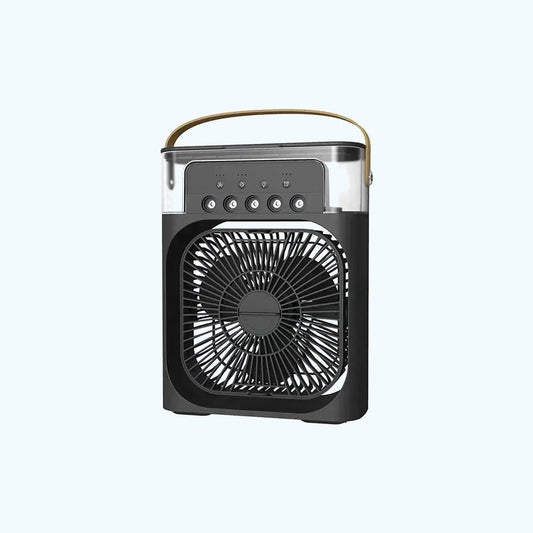 Ventilador 3 en 1 con humidificador y luz LED